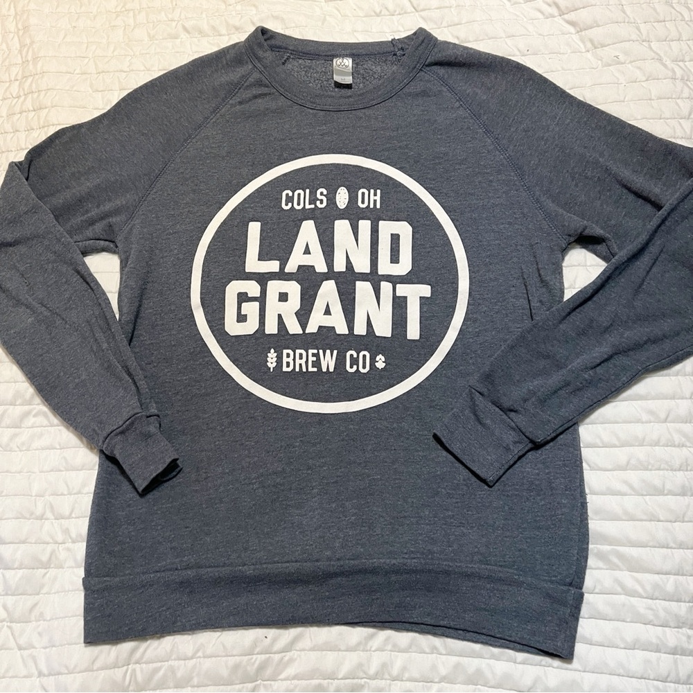 Alternative Land Grant Brewery Gray Crewneck Sweatshirt M - Picture 5 of 7